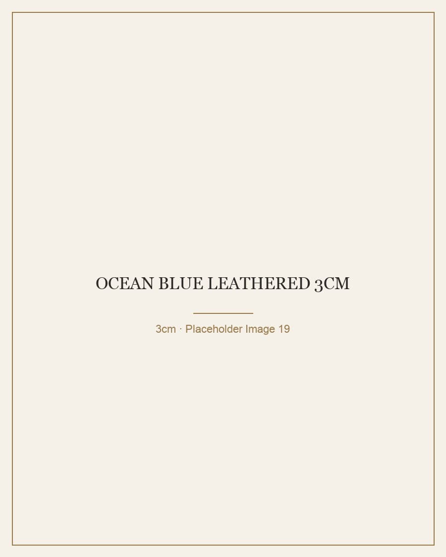 Ocean Blue Leathered 3cm